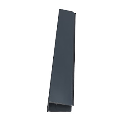 PVC Roof Sheet End Closure (10mm) 2.1m - Anthracite Grey - B4L Roofing