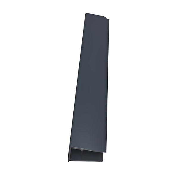PVC Roof Sheet End Closure (16mm) 2.1m - Anthracite Grey – Build4less