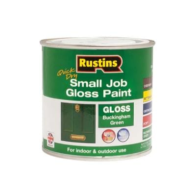 Rustins Quick Dry Small Job Gloss Paint - Buckingham Green x 250ml - Rustins