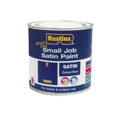 Rustins Quick Dry Small Job Gloss Paint - Oxford Blue x 250ml - Rustins