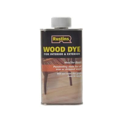 Rustins Wood Dye - Ebony - Rustins