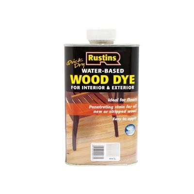 Rustins Quick Dry White Wood Dye - Rustins