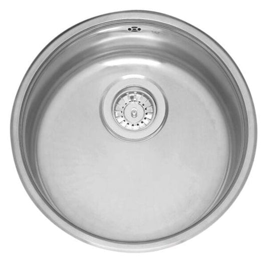 Single Round Bowl Stainless Steel Kitchen Sink - Reginox Kitchen Sink
