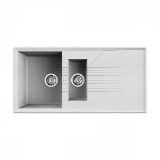 Tekno 475 1.5 Bowl Granite Composite Kitchen Sink - Reginox