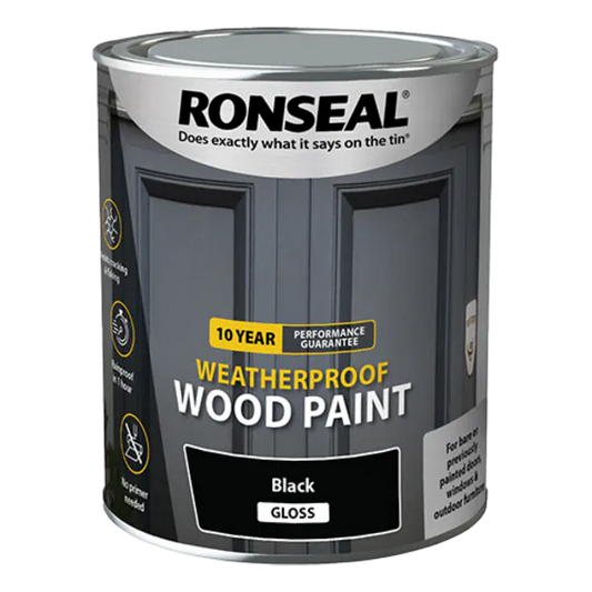Ronseal 10 Year Weatherproof Wood Paint - All Colours - Ronseal