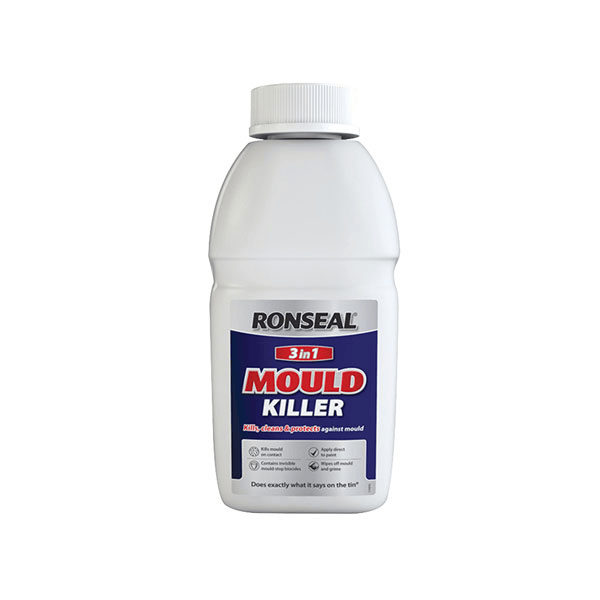 Ronseal 3-in-1 Mould Killer Bottle - 500ml - Ronseal