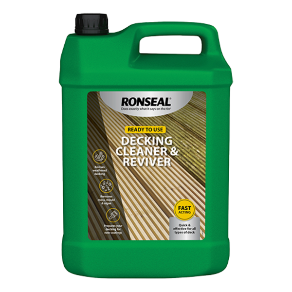 Ronseal Decking Cleaner and Reviver - 5 Litre - Ronseal