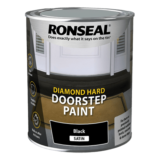 Ronseal Diamond Hard Doorstep Piant Black - 750ml - Ronseal