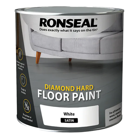 Ronseal Diamond Hard Floor Paint 2.5 Litres - All Colours - Ronseal