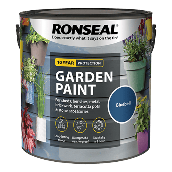 Ronseal Garden Paint 2.5 Litres - Bluebell - Ronseal