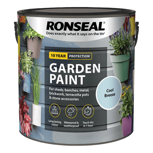 Ronseal Garden Paint 2.5 Litres - Cool Breeze - Ronseal