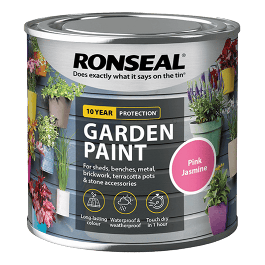 Ronseal Garden Paint 2.5 Litres - Pink Jasmine - Ronseal