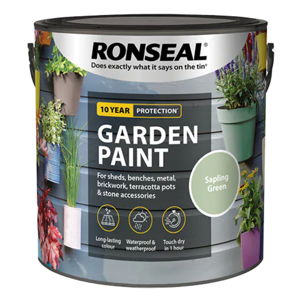 Ronseal Garden Paint - All Colours - Ronseal Outdoor & Garden