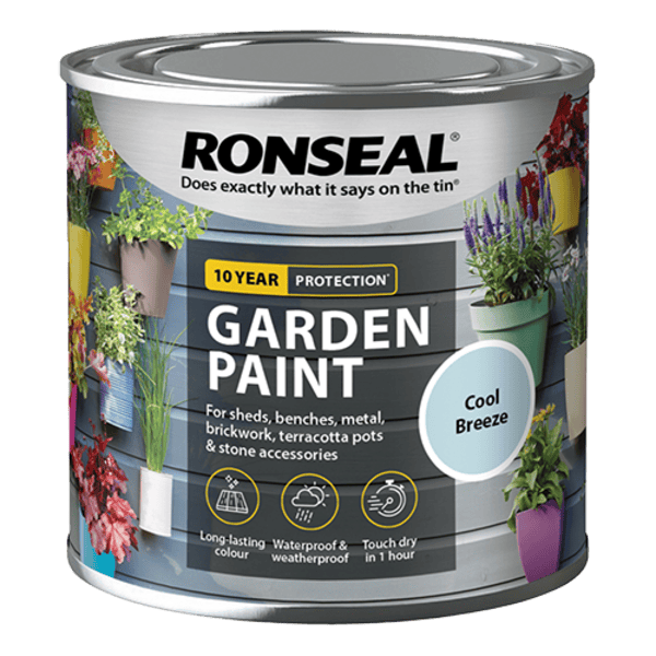Ronseal Garden Paint 250ml - Cool Breeze - Ronseal