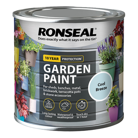 Ronseal Garden Paint 250ml - Cool Breeze - Ronseal