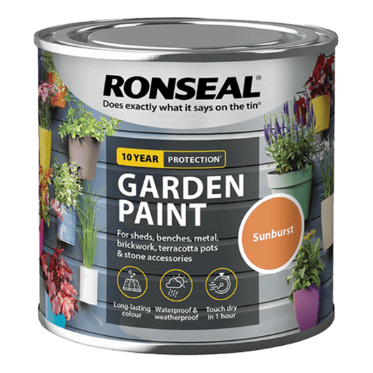 Ronseal Garden Paint 250ml - Sunburst - Ronseal