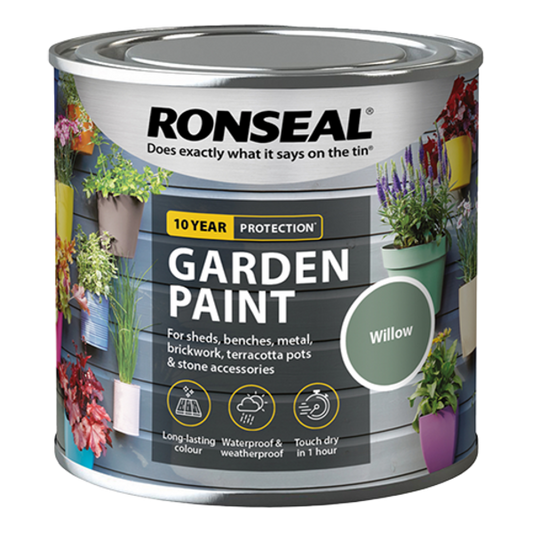Ronseal Garden Paint 250ml - Willow - Ronseal