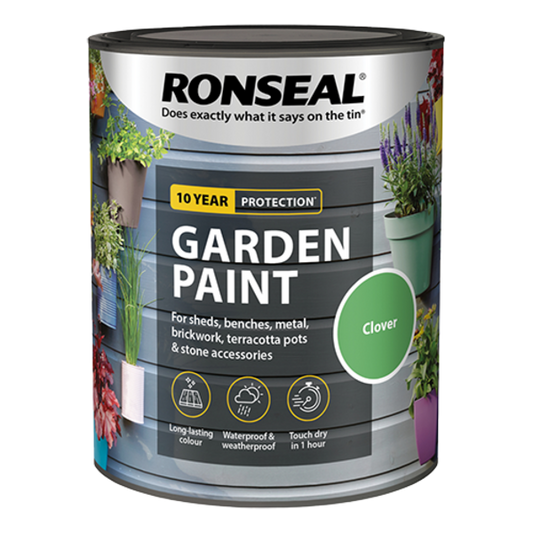 Ronseal Garden Paint 750ml - Clover - Ronseal