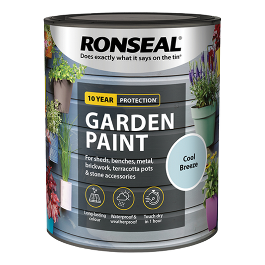Ronseal Garden Paint 750ml - Cool Breeze - Ronseal