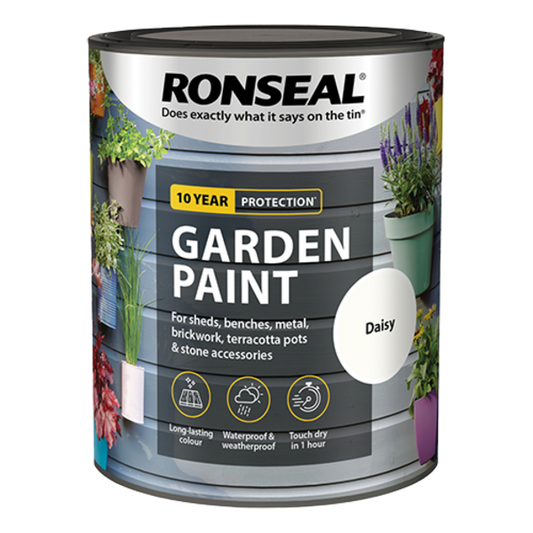 Ronseal Garden Paint 750ml - Daisy - Ronseal