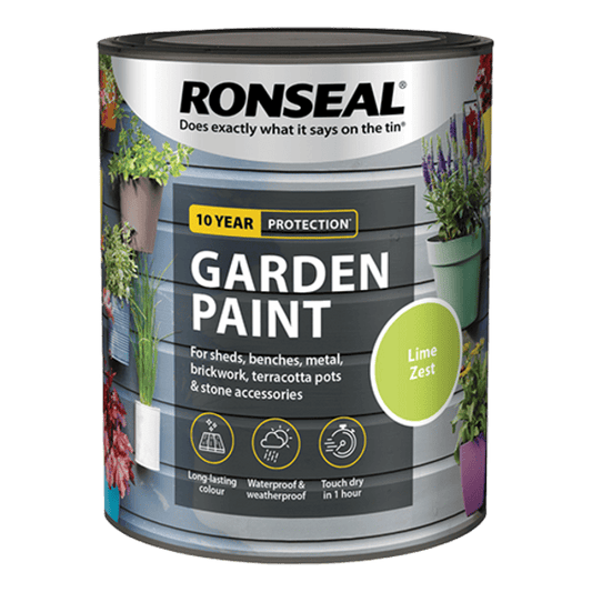 Ronseal Garden Paint 750ml - Lime Zest - Ronseal