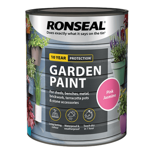 Ronseal Garden Paint 750ml - Pink Jasmine - Ronseal