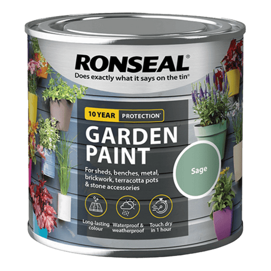 Ronseal Garden Paint 750ml - Sage - Ronseal