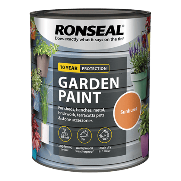 Ronseal Garden Paint 750ml - Sunburst - Ronseal