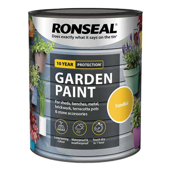 Ronseal Garden Paint 750ml - Sundial - Ronseal