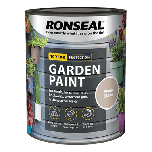 Ronseal Garden Paint 750ml - Warm Stone - Ronseal