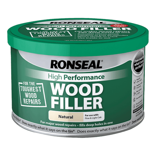 Ronseal High-Performance Wood Filler 275g - Natural - Ronseal