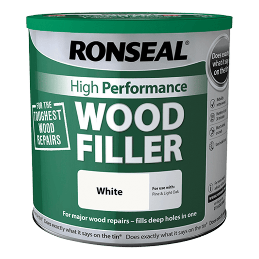 Ronseal High-Performance Wood Filler 3.7kg - White - Ronseal