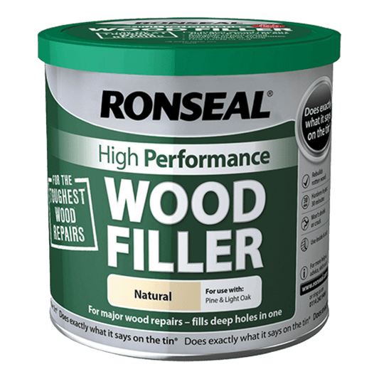 Ronseal High-Performance Wood Filler 550g - Natural - Ronseal