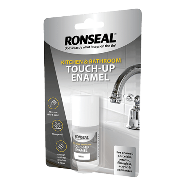 Ronseal Kitchen and Bathroom Touch-Up Enamel - 10ml - Ronseal
