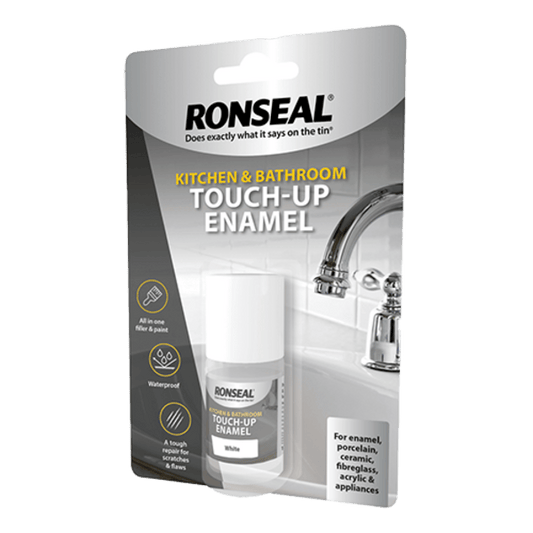 Ronseal Kitchen and Bathroom Touch-Up Enamel - 10ml - Ronseal