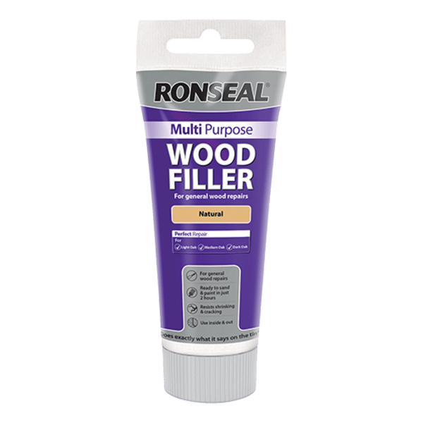 Ronseal Multipurpose Wood Filler Tube 100g - Natural - Ronseal