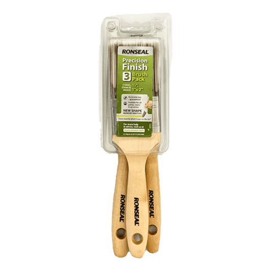 Ronseal Precision Finish Brush (Pack of 3) - Ronseal