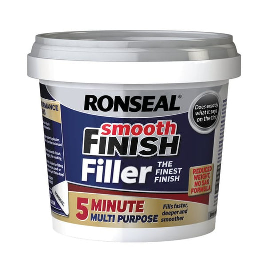 Ronseal Smooth Finish 5 Minute Multipurpose Filler Tub - Ronseal