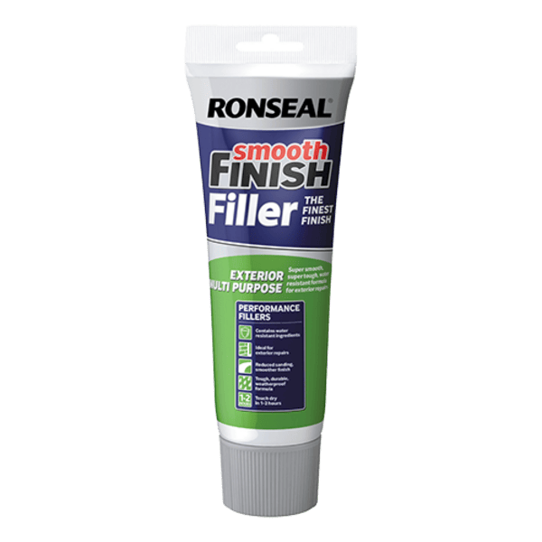 Ronseal Smooth Finish Exterior Multipurpose Ready Mix Filler Tube - 330g - Ronseal