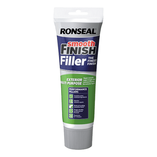Ronseal Smooth Finish Exterior Multipurpose Ready Mix Filler Tube - 330g - Ronseal