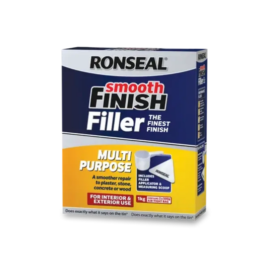Ronseal Smooth Finish Multipurpose Wall Powder Filler - 1kg - Ronseal