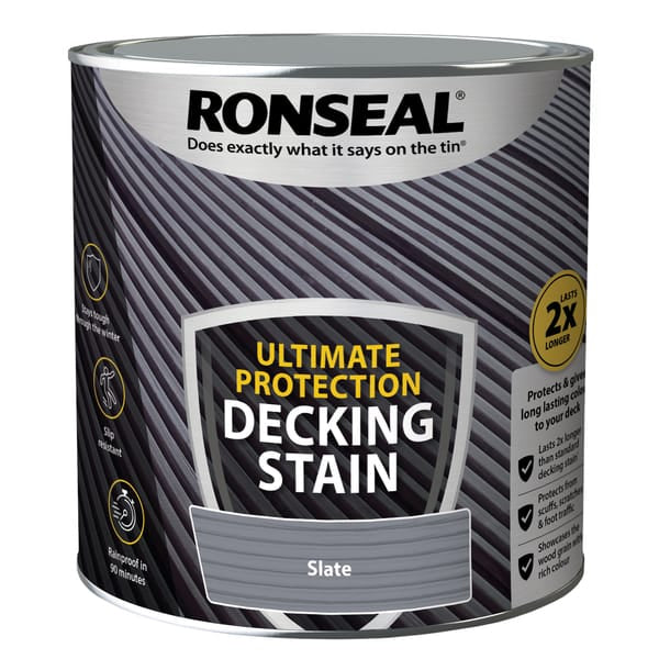 Ronseal Ultimate Protection Decking Stain 2.5 Litres - All Colours - Ronseal