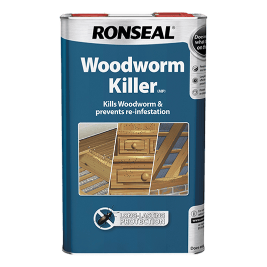 Ronseal Woodworm Killer - 5 Litre - Ronseal