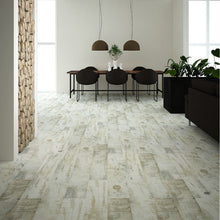 Load image into Gallery viewer, Roof Whitewashed Wood Effect 900mm x 150mm - Matt White - Rino Tiles
