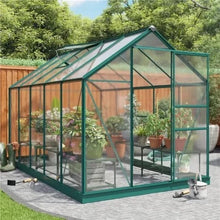 Load image into Gallery viewer, Rosette Hobby Aluminium Polycarbonate Greenhouse  - All Sizes

