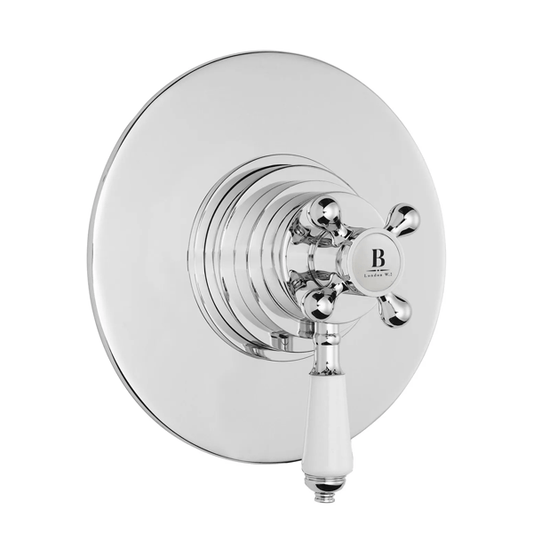 Round Dual Thermostatic Concealed Valve - Bayswater Bathrooms