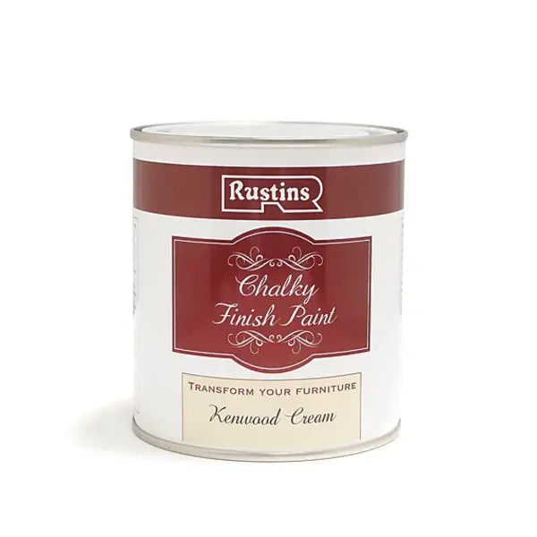 Rustins Chalky Finish Paint - Kenwood Cream - Rustins