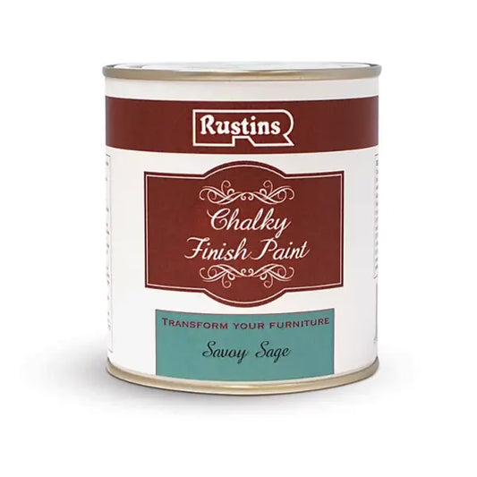 Rustins Chalky Finish Paint - Savoy Sage - Rustins