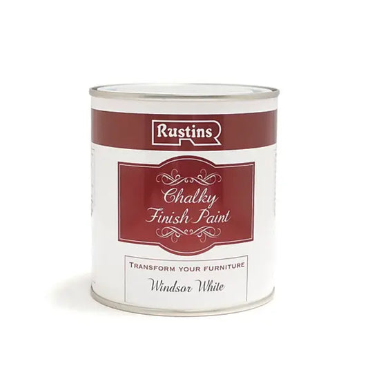 Rustins Chalky Finish Paint - Windsor White - Rustins