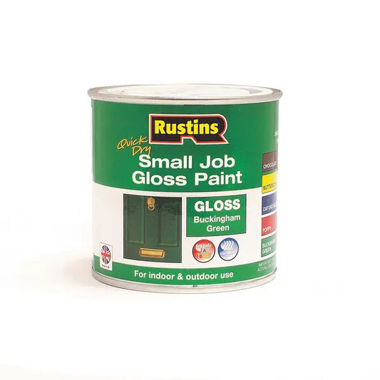 Rustins Quick Dry Small Job Gloss Paint - Buckingham Green x 250ml - Rustins